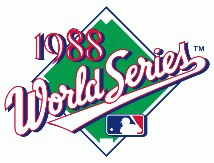 MLB World Series 1988 Primary Logo iron on transfers for clothing